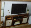 Mainstays Parsons TV Stand for TVs up to 50", Canyon Walnut, New in Box $299 - 2