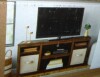 Mainstays Parsons TV Stand for TVs up to 50", Canyon Walnut, New in Box $299 - 2