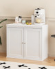 Ebern Designs Compact Mdf Buffet, Modern White Design For Any Room New In Box $299