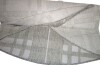 Unique Loom Outdoor Checkered Collection Area Rug (7' 10" Round Gray) $299 - 2