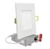 Nuwatt 6" Inch Square Canless Recessed Lighting Slim LED Wafer Lights - Wet Rated - Dimmable - 5CCT 2700K-5000K - 1050LM New in Box $199