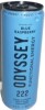 Odyssey Functional Energy Drink, Blue Raspberry, 222mg Green Tea Caffeine, Clean Energy & Focus, Low Calorie, No Added Sugar, No Crash, Lion's Mane & Cordyceps, 12 Fl Oz New Best by 2/2027 - 2