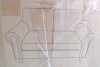 Ebern Designs Luelle 61" Upholstered Loveseat Faux Leather Sofa Rolled Arm in Brown New in Box $799 - 2