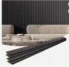 VEVOR Wood Slat Acoustic Panels, 7.9 x 94.5 inch, MDF Accent Wooden Wall Panels for Modern Interior Wall Decor, Faux Wood Wall Board Panels for Noise Reduction, Black Oak New in Box $299