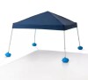 Sunjoy Navy 10 ft. x 10 ft. Steel and Aluminum Frame Floating Tent Pool Pop Up Gazebo with Fabric Canopy New Shelf Pull $299