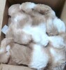 Home Soft Things Cozy Warm Luxury Faux Fur Rabbit Throw Blanket, Knitted Soft Thick Furry Cute Plush Reversible Blanket for Sofa, Living Room, Bedroom $89 - 2