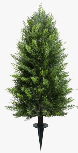 Primrue 3ft Artificial Cedar Topiary Tree with Ground Spike, Thread-Wrapped Branches, UV Resistant Faux Evergreen Shrubs for Indoor & Outdoor Porch Decor New In Box $199