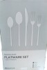 KINGSTONE 60 Piece Hammered Silverware Set, 18/10 Stainless Steel Flatware Set for 12, Cutlery Set for Home, Party, Wedding, Mirror Polished Dishware Safe New In Box $199 - 2