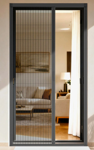 Magzo 32"x80" Retractable Screen Door Black, Space-Saving Folding Design, Premium Magnetic Closure, Heavy-Duty Aluminum Frame New In Box $399