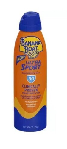 Banana Boat Ultra Sport Performance Sunscreen, SPF 30, 6 Ounce New Best by 10/2027