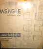 VASAGLE Corner Shelves Set of 2 Wall Shelves 4 Levels | CUSTOS Collection LBC704WB01 Floating Bookcase Plant Shelf New In Box $199 - 2