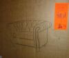 Rising Tide Classic 1-Seater Leather Armchair (Model 9538T-20) Black New In Box $1599 - 2