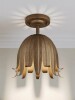 Bungalow Rose Cadreigh Steel Semi Flush Mount New In Box $199