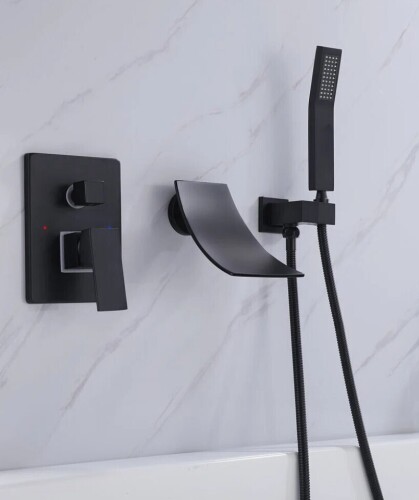 MODLAND 1 Handle Wall Waterfall Faucet with Diverter MDS98034VB New In Box $499