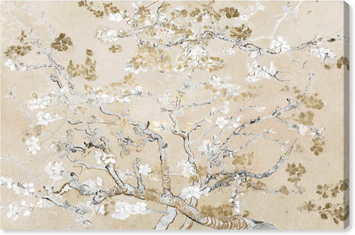 Oliver Gal Van Gogh in Golden Blossoms Inspiration Canvas Print Wall Art for Living Room, Bedroom, and Bathroom, 45" x 30", Gallery Wrapped New In Box $299