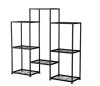 Ogetfuur 4-Tier Black Metal Plant Stand with Tiered Shelves Similar to Picture New In Box $199