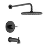 Delta Modern 1-Handle Wall Mount Tub and Shower Trim Kit in Matte Black (Valve Not Included) $399
