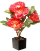 National Tree Company 15" Artificial Peony Flower in Square Pot Fuchsia - National Tree Company / Red Barrel Studio&reg; Geranium Silk Plant in Rectangular Planter, UV Resistant (Indoor/Outdoor)new Shelf Pull Assorted $99