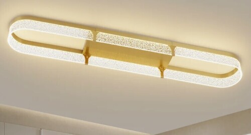 Wrought Studio&trade; Itohan 1 - Light 43 " Rectangle LED Dimmable Flush Mount New In Box $399