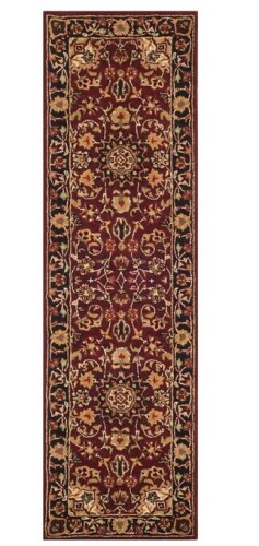 Safavieh Classic CL362 Hand Tufted Indoor Runner Rug- Burgundy/Navy - 2'3"x12' $299