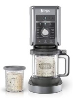 Ninja CREAMi XL Deluxe 11-in-1 Ice Cream and Frozen Treat Maker Silver: Ice Cream Maker, 800W, Yogurt & Sorbet, Dishwasher-Safe $399