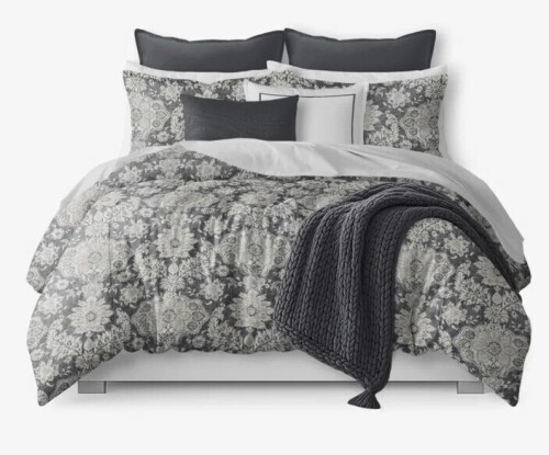 The Tailor's Bed Twin Size 2-Piece Indali Comforter Set Standard Cotton $299