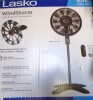 Lasko Windstorm 18" Pedestal Fan Oscillating, 4-Speed, Black On Working $199 - 2