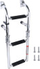Hoffen Folding Boat Ladder, Stainless Steel 3 Step Swim Ladder, Collapsible 2+1 Step Ladder for Swimming Pool Pontoon Dock Stern Mount W Rubber Grips New In Box $299