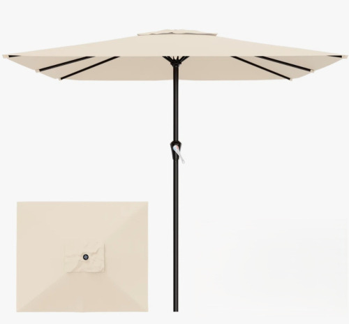 Arlmont & Co. 8x10 FT Rectangular Patio Umbrella &ndash; UPF 50+, Heavy Duty Outdoor Umbrella $299