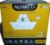 NUWATT 4" Inch Square MR16 LED Retrofit 12v Recessed Downlights - 5CCT 2700K-5000K - 660LM - GU5.3 Base New In Box $79 - 2