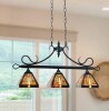 Foundry Select 3 Light Retro Color European Style Chandelier New In Box $399