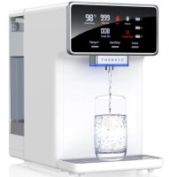 Thereye Countertop Water Filter Reverse Osmosis System, 7 Stage Purification, Instant Heating Portable RO Filtration, BPA Free Water Purifier 2:1 Pure to Drain for Home RV (No Installation Needed) New In Box $399