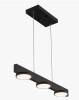 Ebern Designs 3-light Black Modern Aluminum Dimmable Led Pendant Light With Acrylic Shade New In Box $199