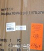 Joss & Main Bola Cole And Grey Wood 4 Shelf Geometric Wall Shelf New In Box $199 - 2