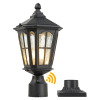 Charlton Home&reg; Aluminum Pier Mount Light With Dusk To Dawn New In Box $199