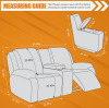 Brayden Studio&reg; Wald Stretch Jacquard Recliner Chair Loveseat Couch With Console Cover New In Box $199 - 2