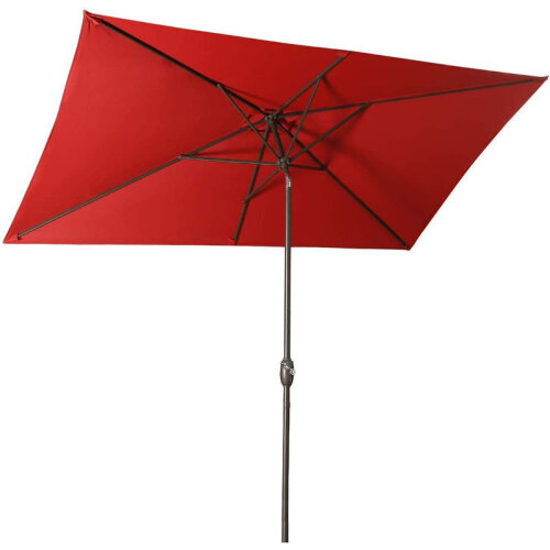 Arlmont & Co. Barrios 120'' x 78'' Rectangular Tilt Market Umbrella $299