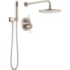 Delta Modern 14 Series Round Rain Shower System Faucet Set, Rainfall Brushed Nickel Shower Head and Handle Set, Valve Trim Kit, 10 Inch, Spotshield Stainless (Valve Not Included) T342702-SP New Open Box $699