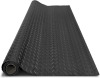 Hobuska 5x20 ft. Garage Floor Mat, 2.8mm Thickened Flooring Roll for Under Car, Golf Cart Parking Mat, Diamond Plate PVC Rubber Motorcycle Mat, Non-Slip Floor Protector for Garage Warehouse Trailer, Black $199