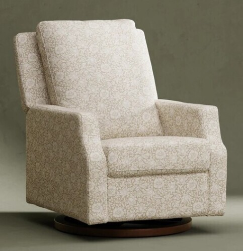 Morris & Co. x Namesake Crewe Recliner and Swivel Glider in Mallow & Ash New in Box $1199
