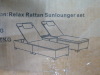 Latitude Run 3 Pcs Patio Chaise Lounge with Coffee Table Cushion&Pillow Outdoor Lounge Chair Chaise Lounger Patio Reclining Chair 5 Angle Adjustment PE Rattan New in Box $799 - 2