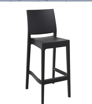 Compamia Maya Resin Outdoor Barstool Black New in Box $399