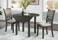 New Classic Furniture Gia 3-Piece Drop Leaf Dining Room Set (Gray) New in Box $799