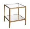 Meyer & Cross Hera Side Table Antique brass finish New in Box $299