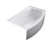 Kohler Expanse&reg; 60 in. x 38 in. Soaker Alcove Bathtub with Right Drain in White $1599