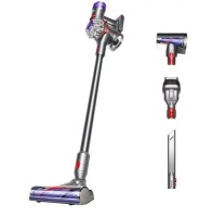 Dyson - V8 Cordless Vacuum with 6 Accessories - Silver/Nickel On Workinig $599