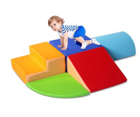 Yexmas 5-Piece Soft PU Leather Toddlers Climbing Toys,Play Set Indoor Baby Climbing Toysclimbing Foam Blocks for 1-3 New In Box $299