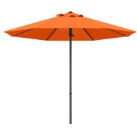 ABCCANOPY 11 ft. Outdoor Market Hand Push Patio Umbrella, Orange New In Box $299