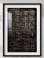 House of Hampton&reg; Printed Crosshatch I -Framed Print, 20" x 30" New In Box $299