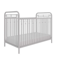 Little Seeds Monarch Hill Hawken Metal Crib, Nursery Furniture, Dove Gray New In Box $299
